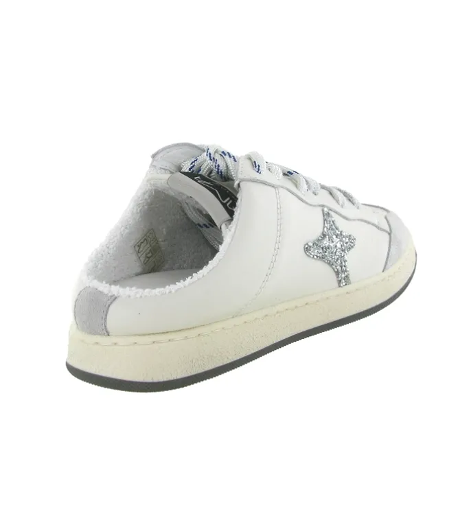 sandales et nu pieds - Mule Sabot - femme - Cuir - Crème - Ama brand