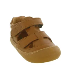 sandales et nu pieds - Semelle souple - bebe garcon - Cuir - Marron - Froddo