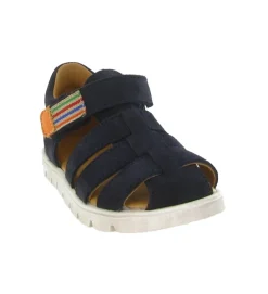 sandales et nu pieds - Semelle souple - bebe garcon - Cuir - Bleu Marine - Froddo