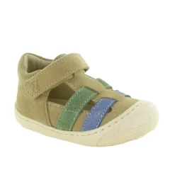 sandales et nu pieds - Semelle souple - bebe garcon - Nubuck - Beige - Naturino