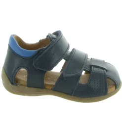 sandales et nu pieds - Semelle souple - bebe garcon - Cuir - Bleu - Froddo