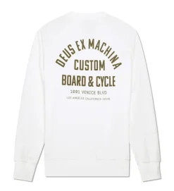 sweat - MANCHE LONGUE - vetement homme - Coton - Blanc - Deus
