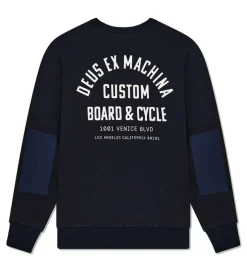 sweat - MANCHE LONGUE - vetement homme - Coton - Bleu Marine - Deus