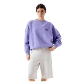 sweat - SANS CAPUCHE - vetement femme - Coton - Violet - American vintage