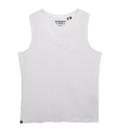 tee shirt - DEBARDEUR - vetement femme - Coton - Blanc - Superdry