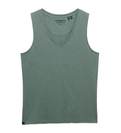 tee shirt - DEBARDEUR - vetement femme - Coton - Vert - Superdry
