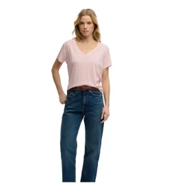tee shirt - MANCHE COURTE - vetement femme - Coton - Rose - Superdry