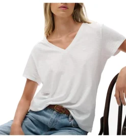tee shirt - MANCHE COURTE - vetement femme - Coton - Blanc - Superdry