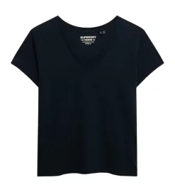 tee shirt - MANCHE COURTE - vetement femme - Coton - Bleu Marine - Superdry