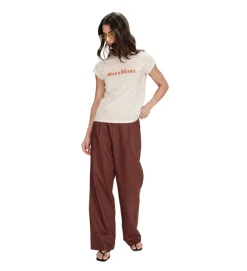 tee shirt - MANCHE COURTE - vetement femme - Coton - Marron - Grace and mila