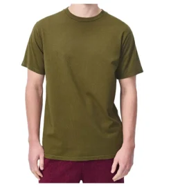 tee shirt - MANCHE COURTE - vetement homme - Cuir - Marron - American vintage
