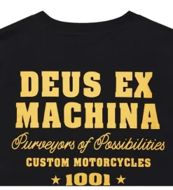 tee shirt - MANCHE COURTE - vetement homme - Cuir - Noir - Deus