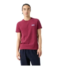 tee shirt - MANCHE COURTE - vetement homme - Coton - Bordeaux - American vintage
