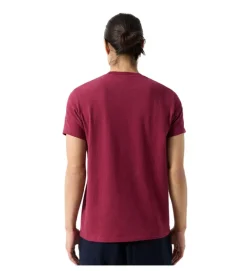 tee shirt - MANCHE COURTE - vetement homme - Coton - Bordeaux - American vintage