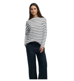 tee shirt - MANCHE LONGUE - vetement femme - Coton - Rayée - Superdry