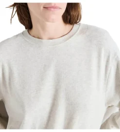 tee shirt - MANCHE LONGUE - vetement femme - Coton - Gris - American vintage