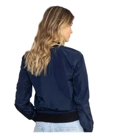 veste - BOMBER - vetement femme - Nylon - Bleu Marine - Bombers original
