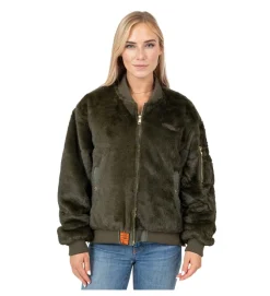 veste - BOMBER - vetement femme - Synthétique - Kaki - Bombers original