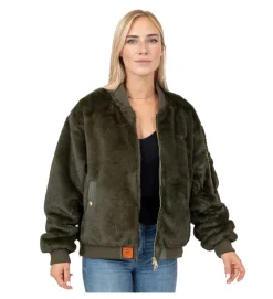 veste - BOMBER - vetement femme - Synthétique - Kaki - Bombers original