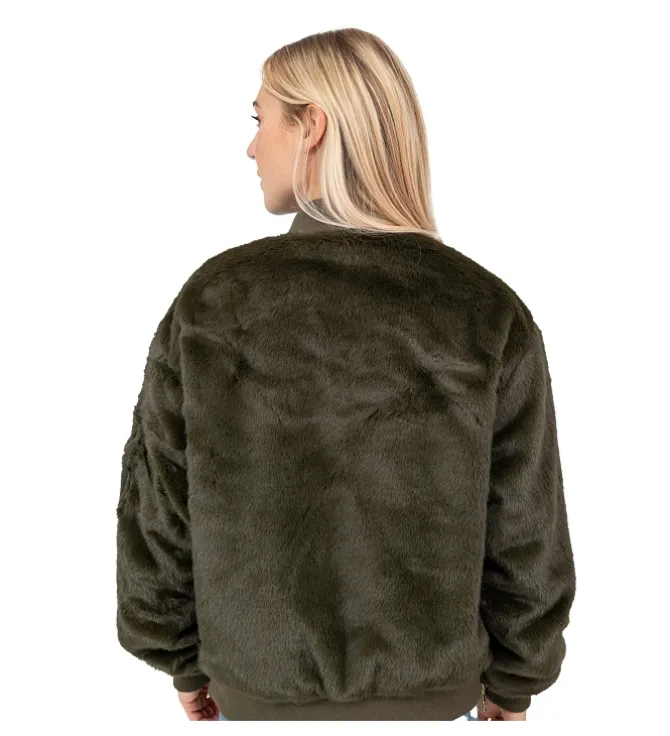 veste - BOMBER - vetement femme - Synthétique - Kaki - Bombers original