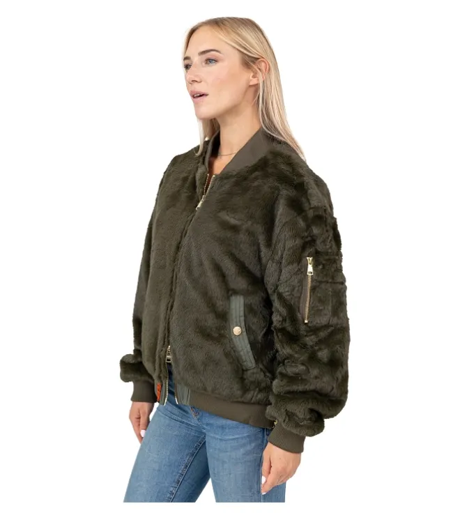 veste - BOMBER - vetement femme - Synthétique - Kaki - Bombers original