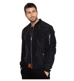 veste - BOMBER - vetement homme - Nylon - Noir - Bombers original