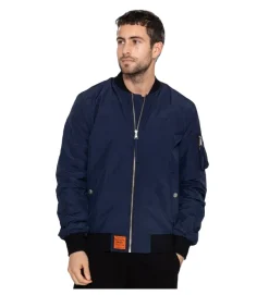 veste - BOMBER - vetement homme - Nylon - Bleu - Bombers original