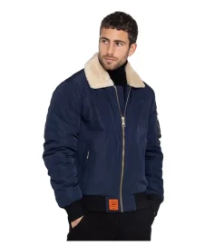 veste - BOMBER - vetement homme - Textile - Bleu Marine - Bombers original