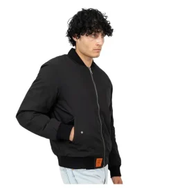 veste - BOMBER - vetement homme - Toile - Noir - Bombers original