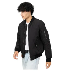 veste - BOMBER - vetement homme - Toile - Noir - Bombers original