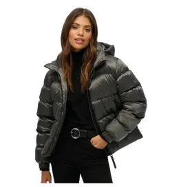 veste - DOUDOUNE - vetement femme - Coton - Noir - Superdry