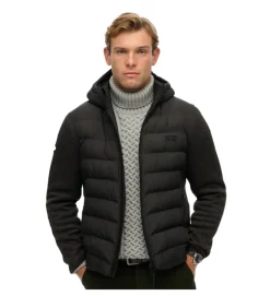 veste - IMPERMEABLE - vetement homme - Coton - Noir - Superdry