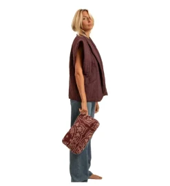 veste - SANS MANCHE - vetement femme - Textile - Bordeaux - Aokyanos