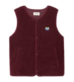 veste - SANS MANCHE - vetement homme - Coton - Bordeaux - American vintage